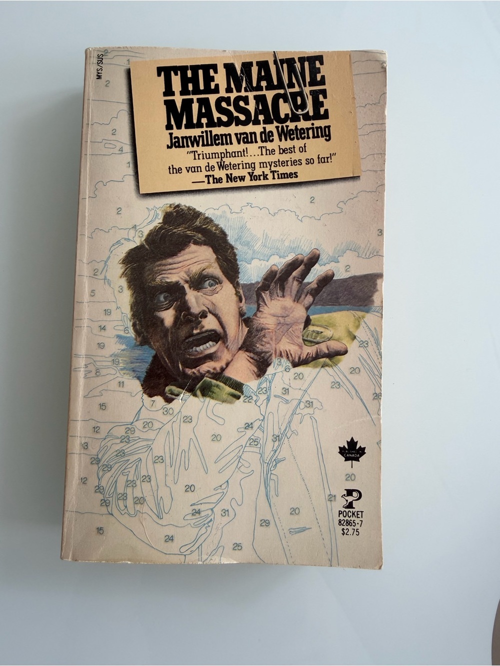 The Maine Massacre by Janwillem van de Wetering - Vintage Paperback